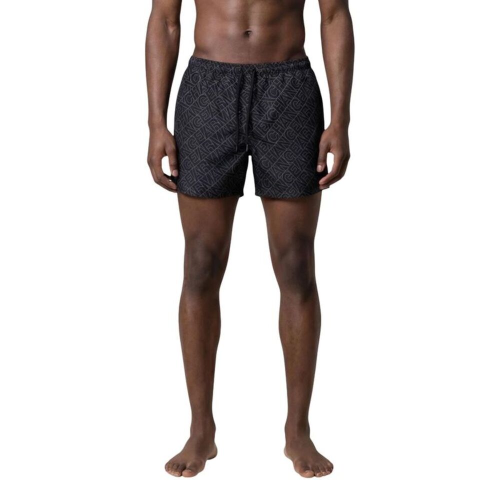 Armani Exchange Black Polyester Swim Men's Shorts